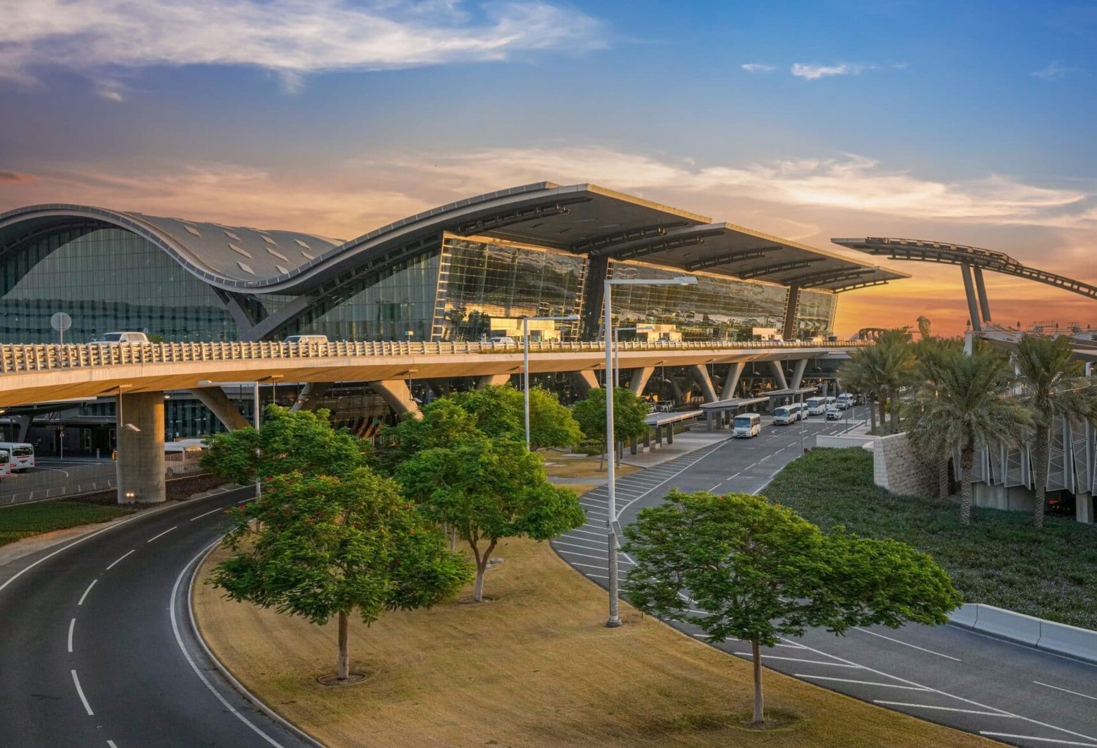 How to get from Hamad international to Doha city