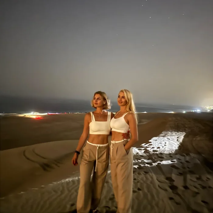 Night layover desert safari